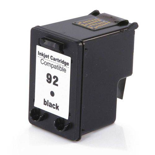 Cartucho de Tinta Hp 92 C9362wb Compatível Preto (Black) | D4100 L 6210 L 2570 L Psc-1507 - 8ml