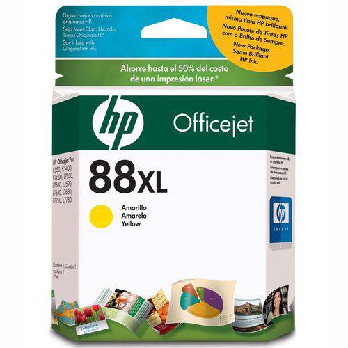 Cartucho de Tinta HP OfficeJet 88 XL Amarelo - C93