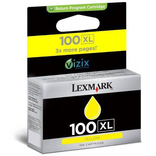 Cartucho de Tinta Lexmark 100Xl Amarelo (14N1071)