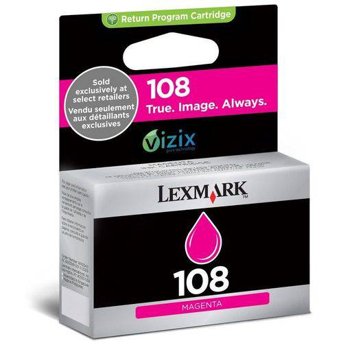 Cartucho de Tinta Lexmark 108 Magenta - 14n0340