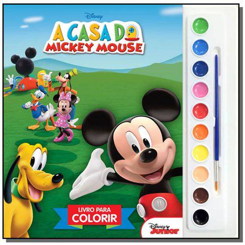 Casa do Mickey Mouse, a - Livro para Colorir