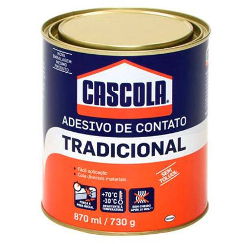 Cascola Tradicional Sem Toluol 870ml/730g Henkel