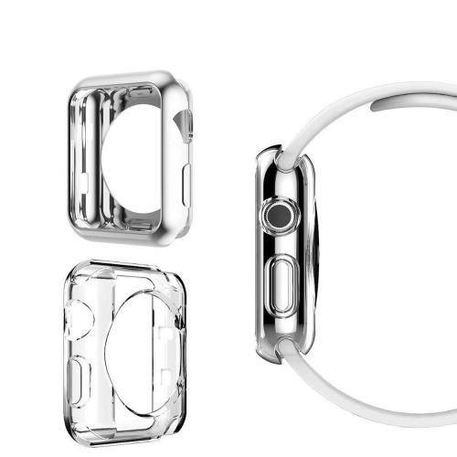 Case 4life para Apple Iwatch Tpu - 42mm - Transparente