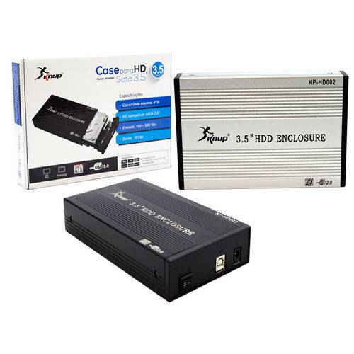 Case 3.5 HD Sata USB 2.0 para Pc e Notebook Kp-HD002