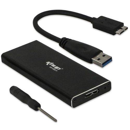 Case Adaptador para Ssd M.2 Sata USB 3.0 6 Gb/s - Kp-hd011