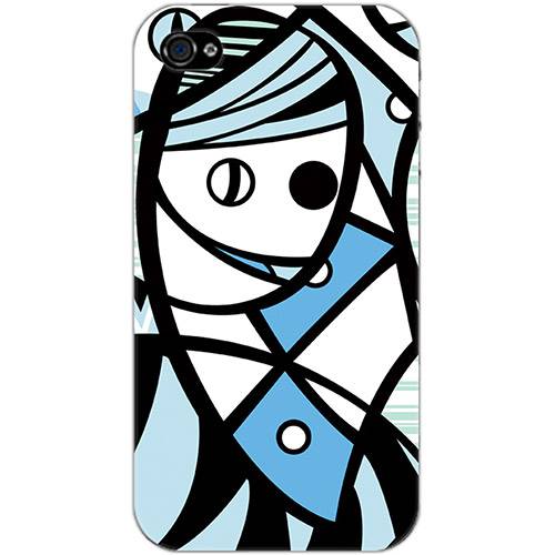 Case Apple IPhone 4/4S - Custom4U - Abstract Azul