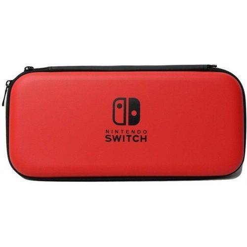 Case Bolsa Estojo de Viagem Capa de Proteção Nintendo Switch - Vermelho