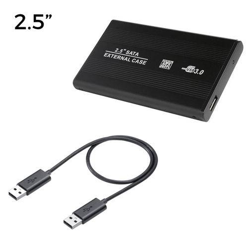 Case HD Externo Slim 2.5 Hdd USB 2.0 Alumínio Fast
