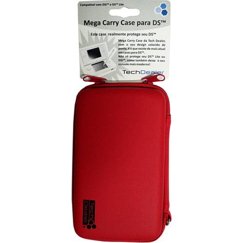 Case P/ Nintendo DS/DSi Mega Carry - Vermelho - Tech Dealer