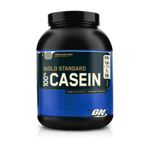 Casein Protein 4lbs (1,8kg) - Optimum-Chocolate com Amendoim