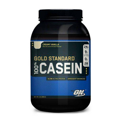 Casein Protein 2lbs - Optimum-Chocolate com Amendoim
