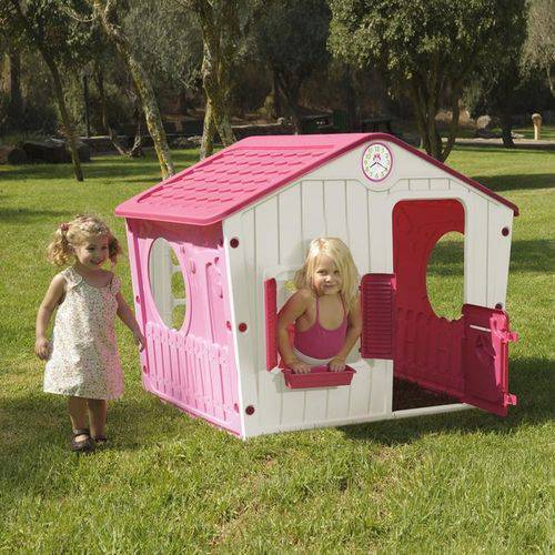 Casinha de Brinquedo Infantil Portátil Pink