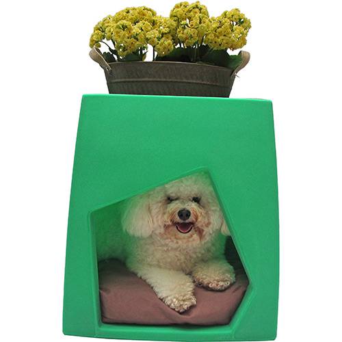 Casinha para Cachorro Decorativa Verde Pet Pequeno - Meemo