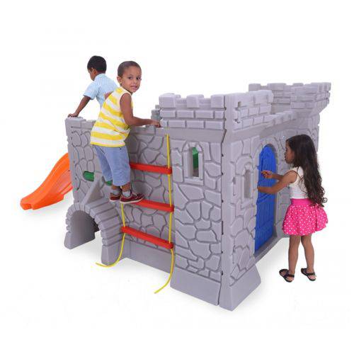 Playground Castelo Medieval Infantil Plástico 9709 Xalingo