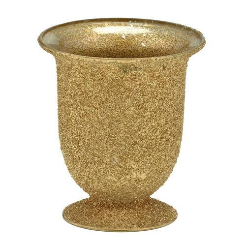Castical de Vidro Ouro Roma 10cm