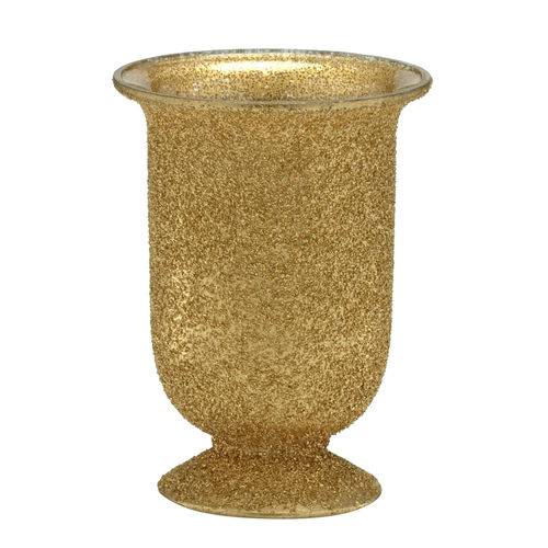 Castical de Vidro Ouro Roma 14cm