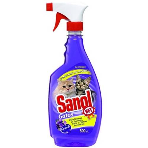 Cat Spray Eliminador de Odores Lavanda 500ml - Sanol