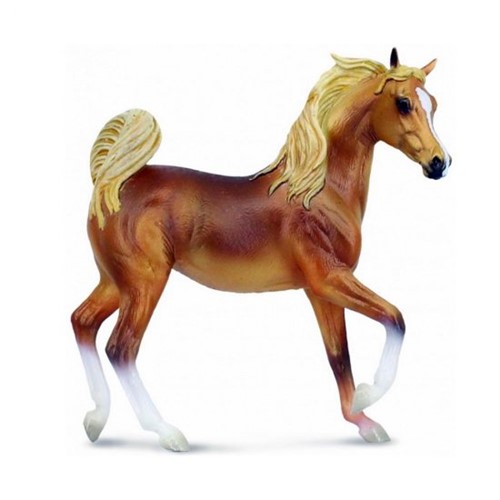 Cavalo Árabe Caramelo - Collecta - Minimundi.com.br