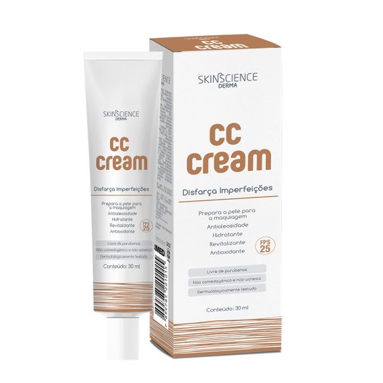 Cc Cream Skinscience Fps25 Creme 30g