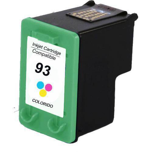 CCartucho de Tinta Hp 93 C9361wb Compatível Colorido (Color) | D4100 L 610 L 570 L Psc-1507 - 10ml