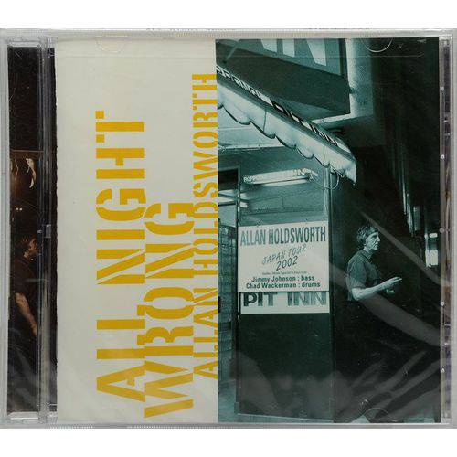 Cd Allan Holdsworth - All Night Wrong - Lacrado - Importado