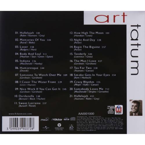 CD Art Tatum - Itinéraire D'un Génies