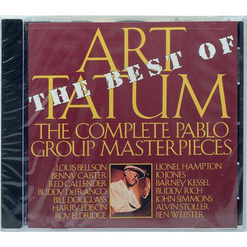 CD Art Tatum - The Best Of The Pablo Group Masterpieces - Lacrado - Importado