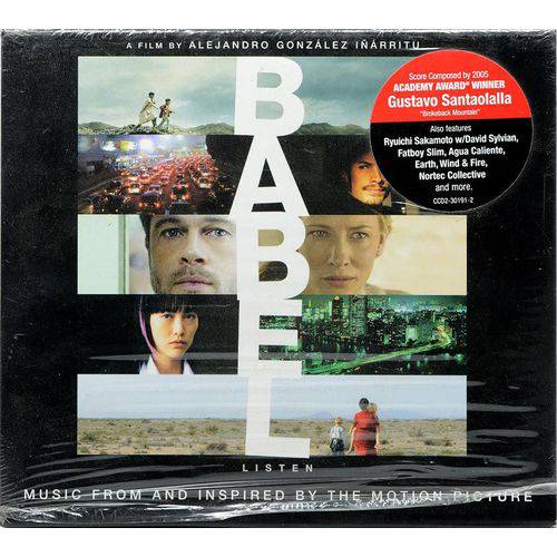 Cd Babel Soundtrack Gustavo Sanaolalla - Lacrado - Importado