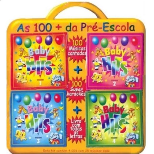 CD Baby Hits - as 100 + da Pré-Escola (4 CDs)