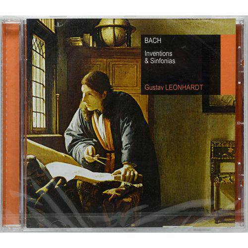Cd Bach: Inventions & Sinfonias Gustav Leonhardt - Lacrado - Importado
