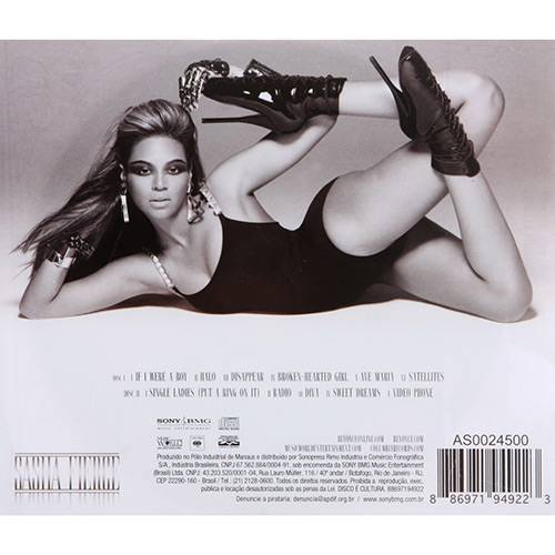 CD Beyoncé - I Am... Sasha Fierce (Versão Standard / Duplo)