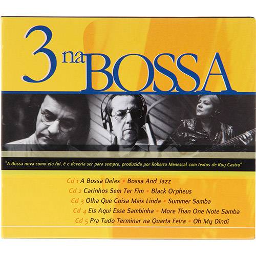 CD - Box 3 na Bossa (5 Discos)