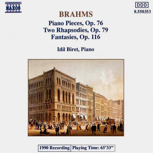 CD Brahms - Klavierstücke Ops. 76, 79 & 116