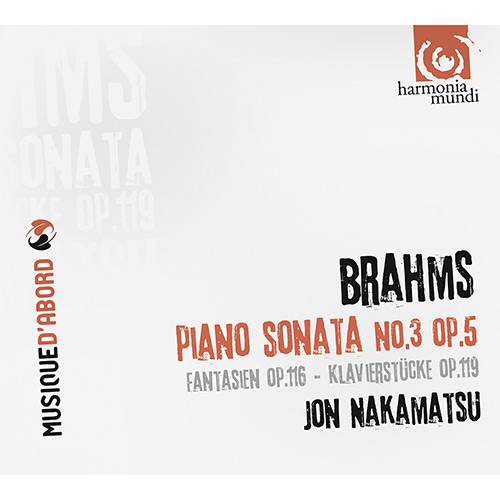 CD Brahms - Piano Sonate Nº 3 OP. 5
