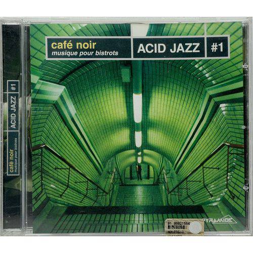 Cd Café Noir Musique Pour Bistrots Acid Jazz #1 - Lacrado - Importado