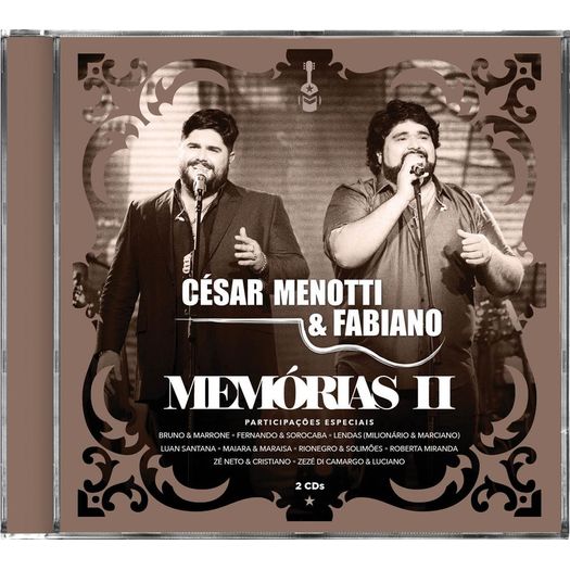 CD César Menotti & Fabiano - Memórias Ii (2 CDs)