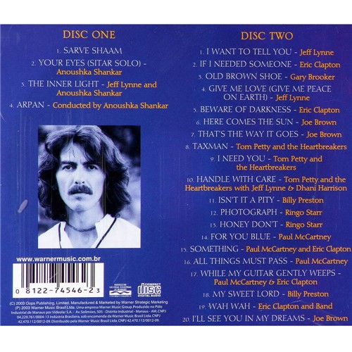 CD Concert For George (duplo)