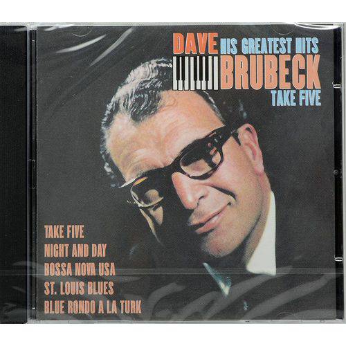 Cd Dave Brubeck - Take Five His Greatest Hits - Lacrado - Importado