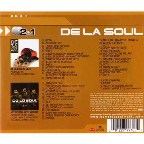 CD de La Soul - Série 2 em 1: de La Soul