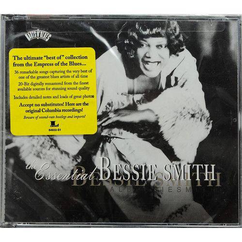 Cd Duplo The Essential Bessie Smith - Lacrado - Importado