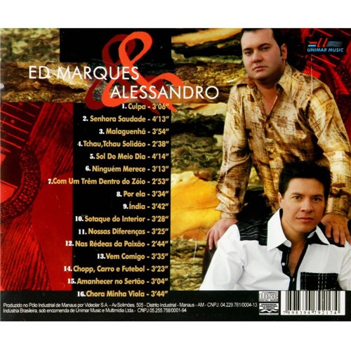 CD Ed Marques & Alessandro - Ed Marques & Alessandro