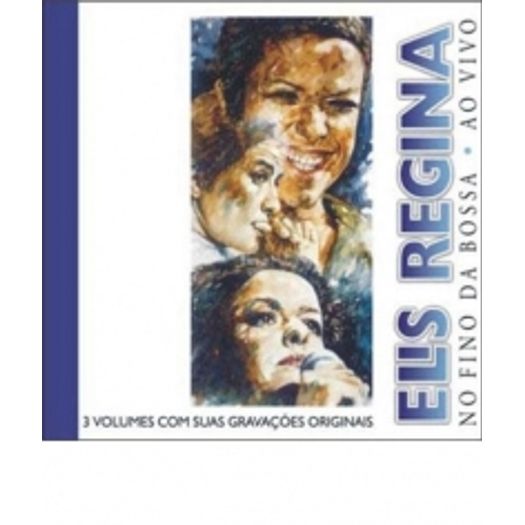 CD Elis Regina - no Fino da Bossa (3 CDs)