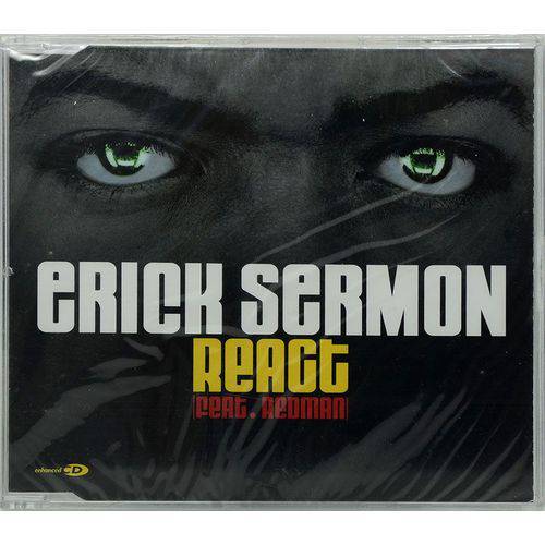 Cd Erick Sermon - React Feat Redman - Lacrado - Importado