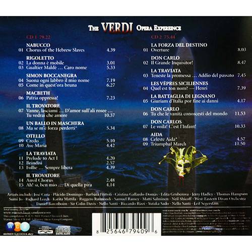 CD - Experience - The Verdi Ópera Experience