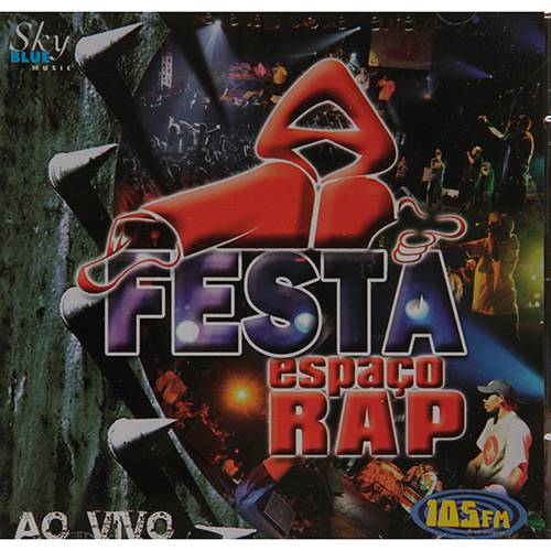 CD Festa Espaço Rap 105 FM: ao Vivo - Dualdisc