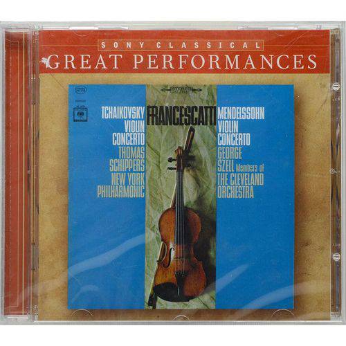 Cd Francescatti - Mendelssohn / Tchaikovsky Violin Concertos - Lacrado - Importado