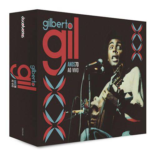 Cd Gilberto Gil - Anos 70 ao Vivo - Box 6 Cds