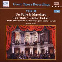 CD Giuseppe Verdi - Ballo In Maschera (Importado)
