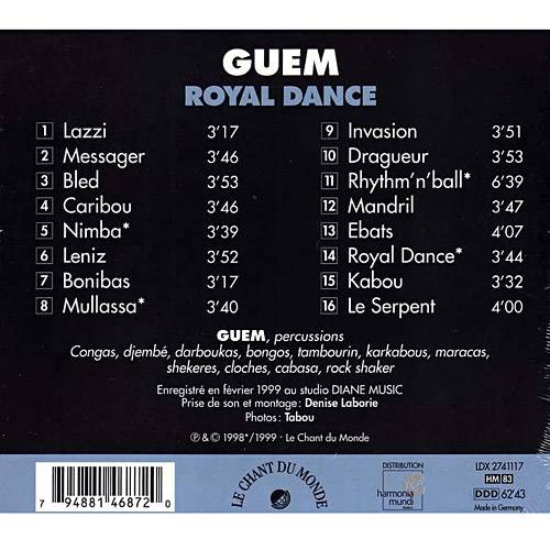 CD Guem - Royal Dance (Importado)