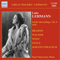 CD Lehmann Lieder Recordings (Importado)